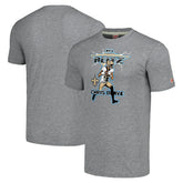 Chris Olave New Orleans Saints Homage Unisex NFL Blitz Player Tri-Blend T-Shirt Gray