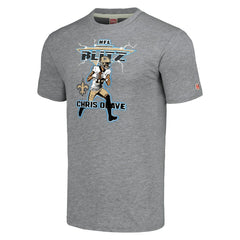 Chris Olave New Orleans Saints Homage Unisex NFL Blitz Player Tri-Blend T-Shirt Gray