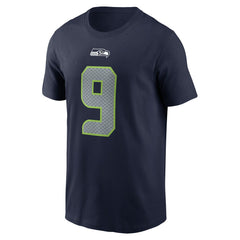 Nike Kenneth Walker III Seattle Seahawks Player Name & Number T-Shirt College Navy