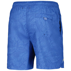 Los Angeles Chargers Naples Layered Leaves Swim Shorts Powder Blue