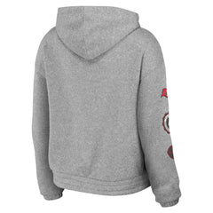 Tampa Bay Buccaneers WEAR by Erin Andrews Women's Full-Zip Hoodie Heather Gray