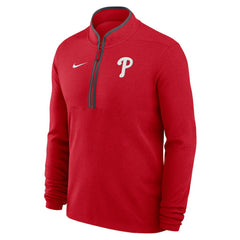 Philadelphia Phillies Nike Dri-FIT Victory Half-Zip Pullover - Red - Nike Lifestyle