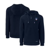 New York Mets Cutter & Buck Stars & Stripes Roam Eco Half-Zip Recycled Pullover Hoodie - Navy - MLB Online