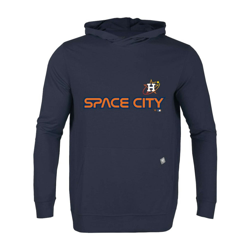 Houston Astros Levelwear City Connect Relay Core Logo Pullover Hoodie - Navy - MLB Discount
