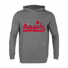 Los Angeles Angels Levelwear City Connect Relay Core Logo Pullover Hoodie - Gray - MLB Sale