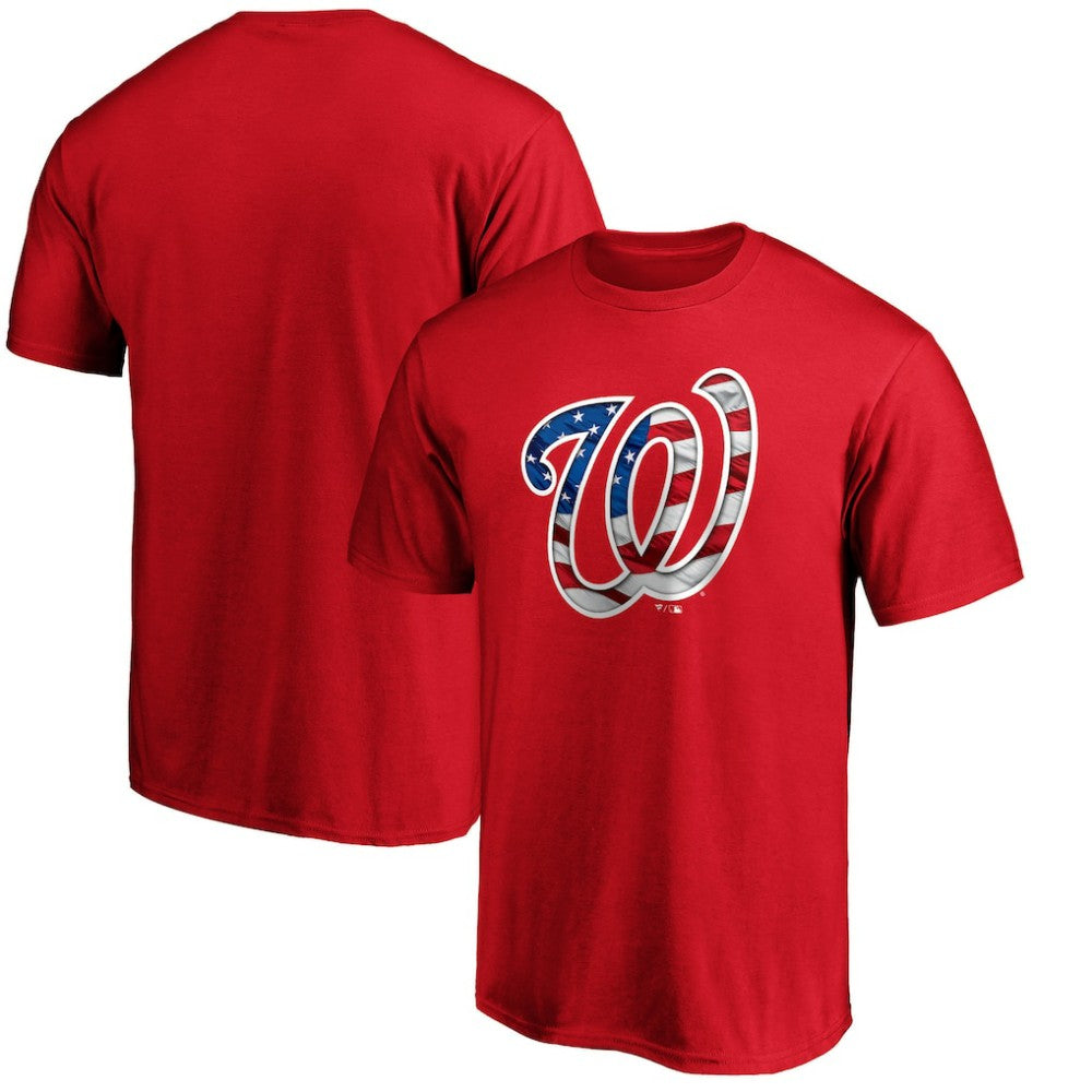 Washington Nationals Banner Wave T-Shirt - Red - MLB Online