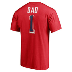 Boston Red Sox Number One Dad T-Shirt - Red - MLB Discount