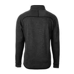 Las Vegas Raiders Cutter & Buck Helmet Mainsail Sweater-Knit Half-Zip Pullover Jacket Charcoal