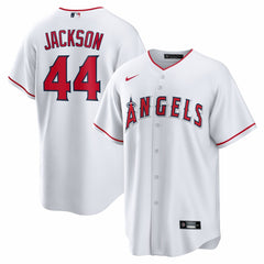 Reggie Jackson Los Angeles Angels Nike Home Retired Player Replica Jersey - White - Nike Discount