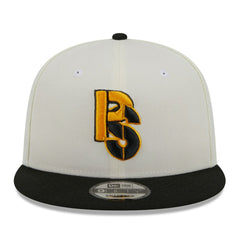 Pittsburgh Steelers New Era City Originals 9FIFTY Snapback Hat Cream/Black