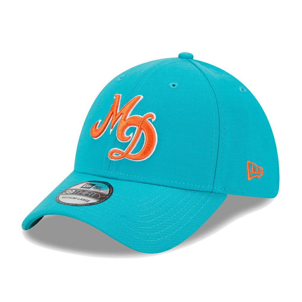 Miami Dolphins New Era City Originals 39THIRTY Flex Hat Aqua