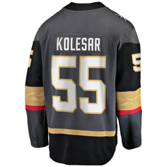 Keegan Kolesar Vegas Golden Knights Fanatics Alternate Breakaway Player Jersey - Gray - NHL 200094665