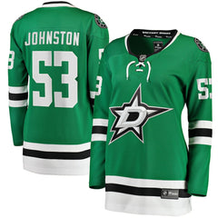 Wyatt Johnston Dallas Stars Fanatics Women's Home Breakaway Player Jersey - Kelly Green - NHL 200094668