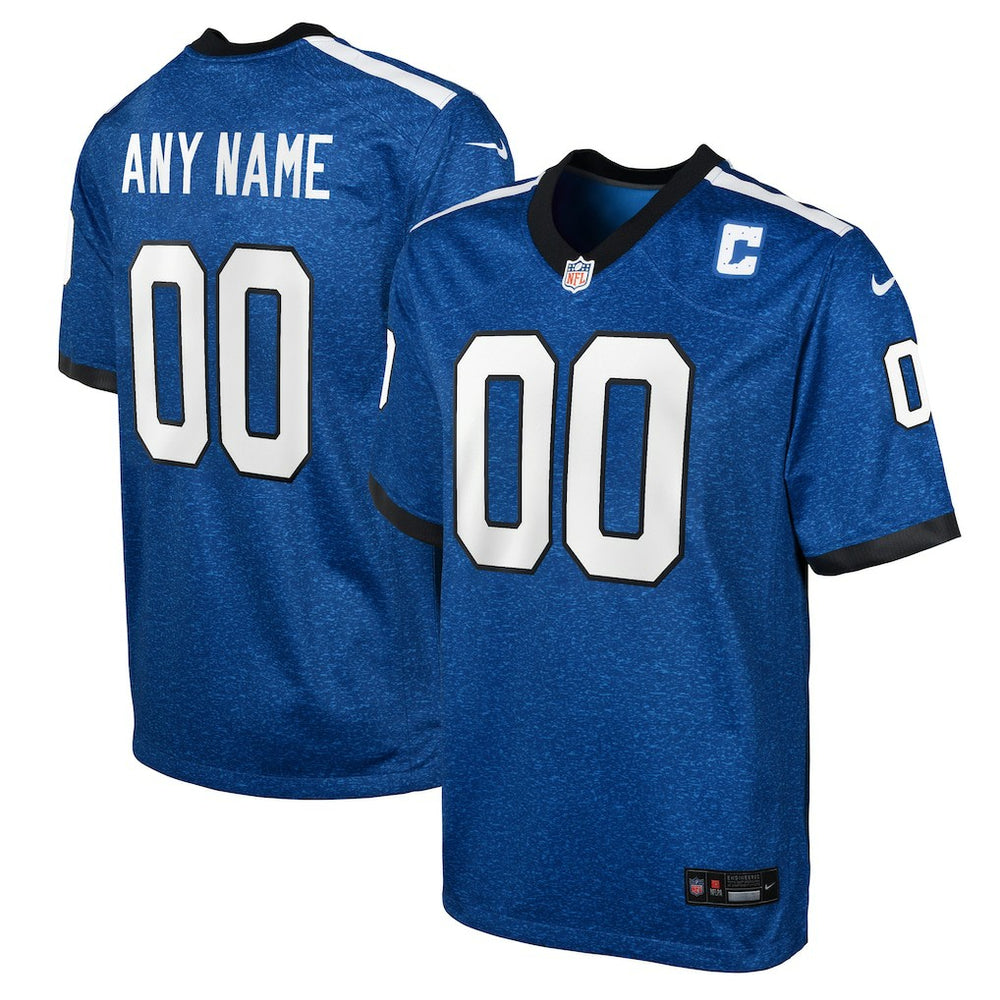 Nike Indianapolis Colts Youth Indiana Nights Alternate Custom Game Jersey Blue