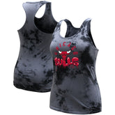 Chicago Bulls Stadium Essentials Women's Street Art Dark Crystal Washed Tank Top Charcoal