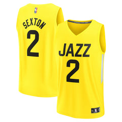 Collin Sexton Utah Jazz Youth Fast Break Player Jersey Icon Edition Yellow | Fanatics for sale