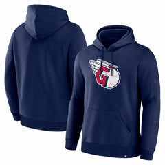 Cleveland Guardians Fanatics Primary Logo Legacy Hoodie - Navy - Fanatics Sale
