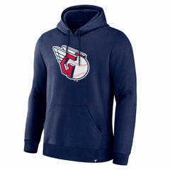 Cleveland Guardians Fanatics Primary Logo Legacy Hoodie - Navy - Fanatics Sale