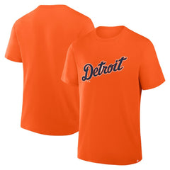 Detroit Tigers Fanatics Wordmark Legacy T-Shirt - Orange - Fanatics Online