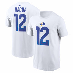 Nike Puka Nacua Los Angeles Rams Player Name & Number T-Shirt White