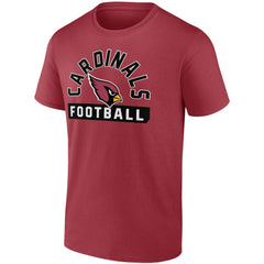 Fanatics Arizona Cardinals Two-Pack 2023 Schedule T-Shirt Combo Set Cardinal/White