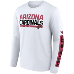 Fanatics Arizona Cardinals Two-Pack 2023 Schedule T-Shirt Combo Set Cardinal/White