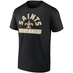 Fanatics New Orleans Saints Two-Pack 2023 Schedule T-Shirt Combo Set Black/White