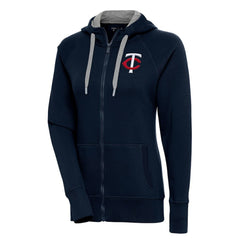 Minnesota Twins Antigua Women's Victory Full-Zip Hoodie - Navy - MLB Online