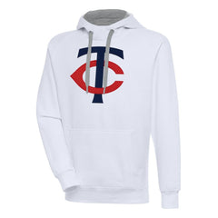 Minnesota Twins Antigua Victory Pullover Hoodie - White - MLB Sale
