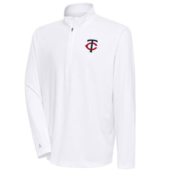 Minnesota Twins Antigua Tribute Quarter-Zip Pullover Top - White - MLB on Sale