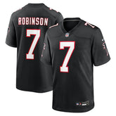 Nike Bijan Robinson Atlanta Falcons Throwback Game Jersey Black