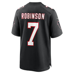 Nike Bijan Robinson Atlanta Falcons Throwback Game Jersey Black