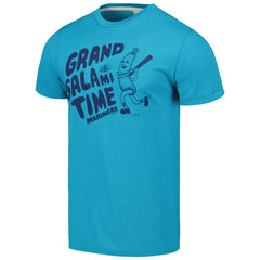 Seattle Mariners Homage Grand Salami Time Hyper Local Tri-Blend T-Shirt - Teal - MLB Lifestyle
