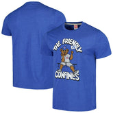Chicago Cubs Homage Doodle Collection The Friendly Confines Tri-Blend T-Shirt - Royal - MLB on Sale