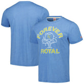 Kansas City Royals Homage Doodle Collection Forever Royal Tri-Blend T-Shirt - Light Blue - MLB Discount