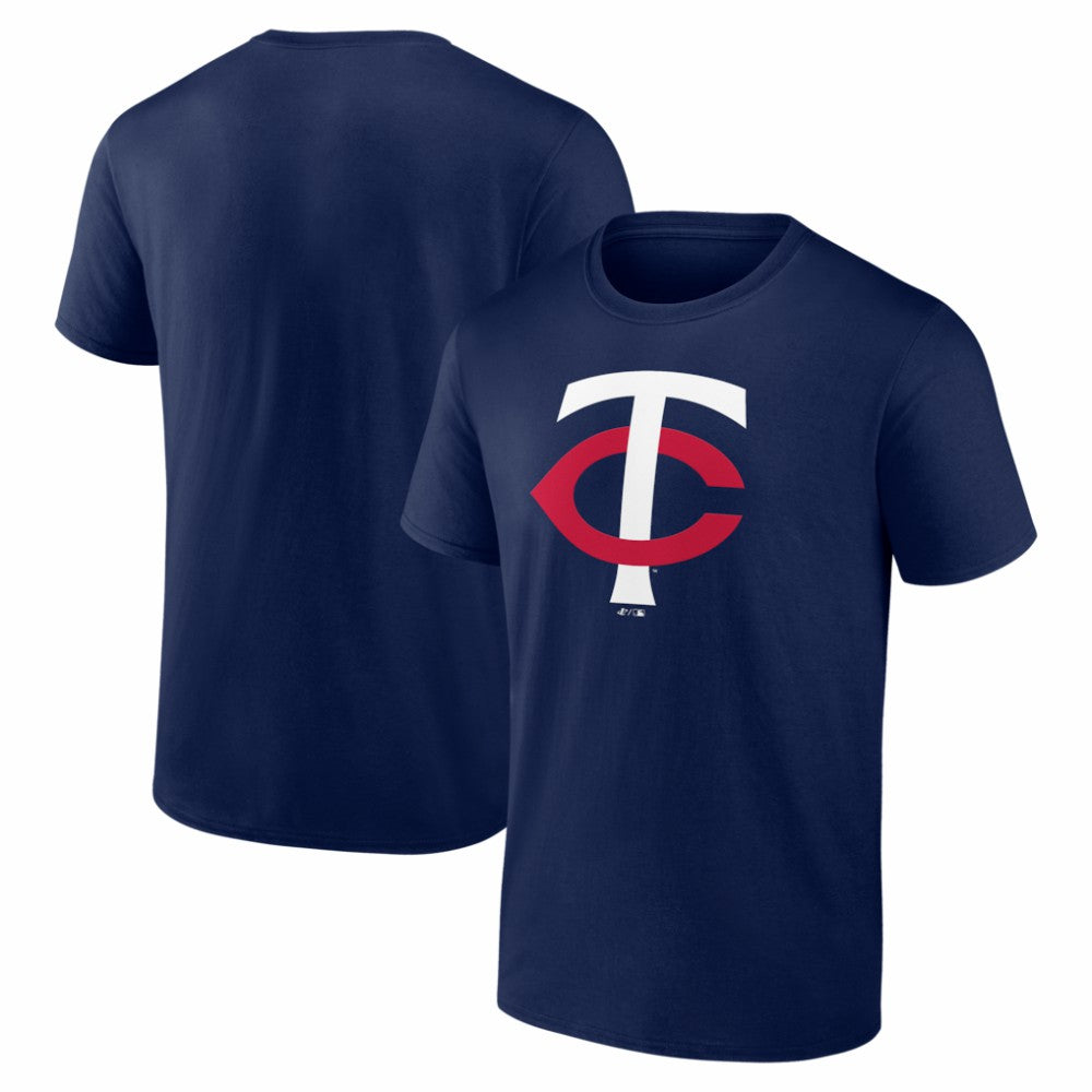 Minnesota Twins Logo Athletic Official Logo T-Shirt - Navy - MLB Online