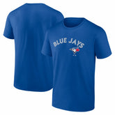 Toronto Blue Jays Logo Athletic Wordmark T-Shirt - Royal - MLB Sale