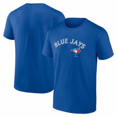 Toronto Blue Jays Logo Athletic Wordmark T-Shirt - Royal - MLB Sale