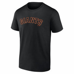 San Francisco Giants Logo Athletic Wordmark T-Shirt - Black - MLB Lifestyle