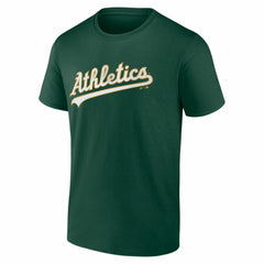 Athletics Logo Athletic Wordmark T-Shirt - Green - MLB Lifestyle