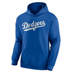 Los Angeles Dodgers Logo Athletic Wordmark Hoodie - Royal - MLB Lifestyle