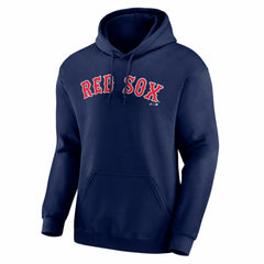 Boston Red Sox Logo Athletic Wordmark Hoodie - Navy - MLB Sale