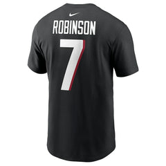 Nike Bijan Robinson Atlanta Falcons Player Name & Number T-Shirt Black