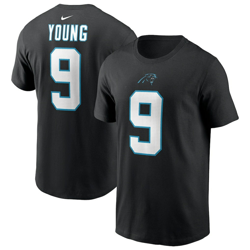 Nike Bryce Young Carolina Panthers Player Name & Number T-Shirt Black