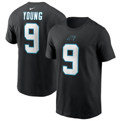 Nike Bryce Young Carolina Panthers Player Name & Number T-Shirt Black