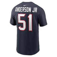 Nike Will Anderson Jr. Houston Texans Player Name & Number T-Shirt Navy