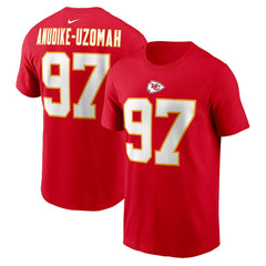 Nike Felix Anudike-Uzomah Kansas City Chiefs Player Name & Number T-Shirt Red