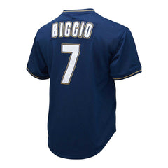 Craig Biggio Houston Astros Mitchell & Ness 1991 Cooperstown Collection Mesh Pullover Jersey - Navy - Mitchell & Ness Online