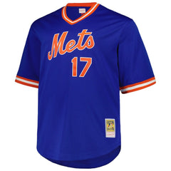 Keith Hernandez New York Mets Mitchell & Ness 1986 Cooperstown Collection Mesh Pullover Jersey - Royal - Mitchell & Ness Lifestyle