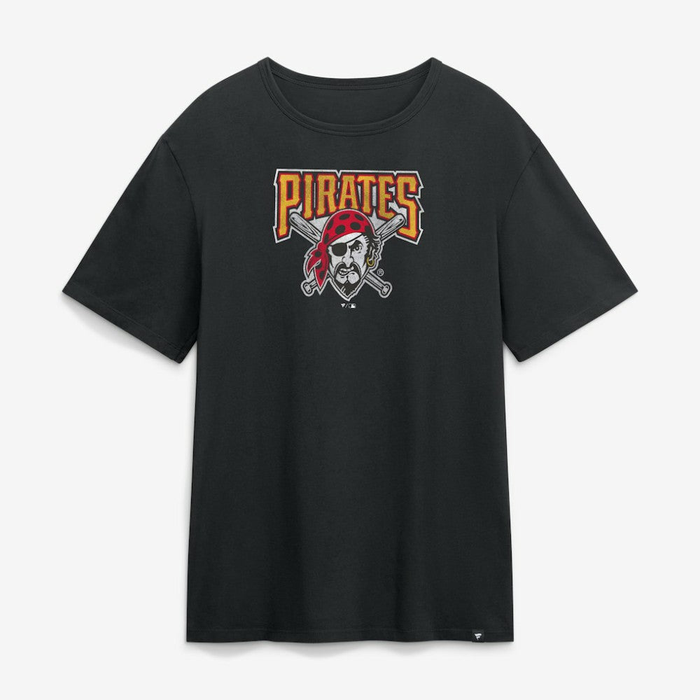 Pittsburgh Pirates Fanatics Vintage Logo Legacy T-Shirt - Black - Fanatics Online